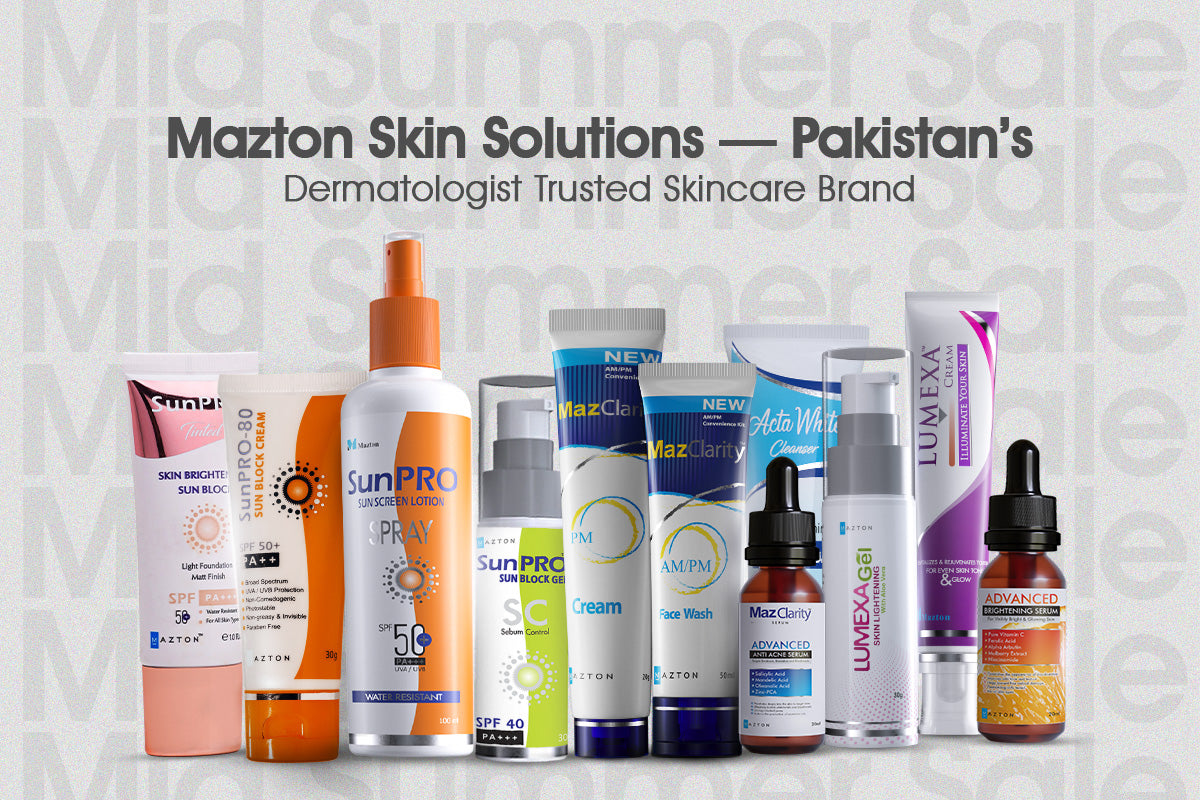 Mazton Skin Solutions — Pakistan’s Dermatologist-Trusted Skincare Brand