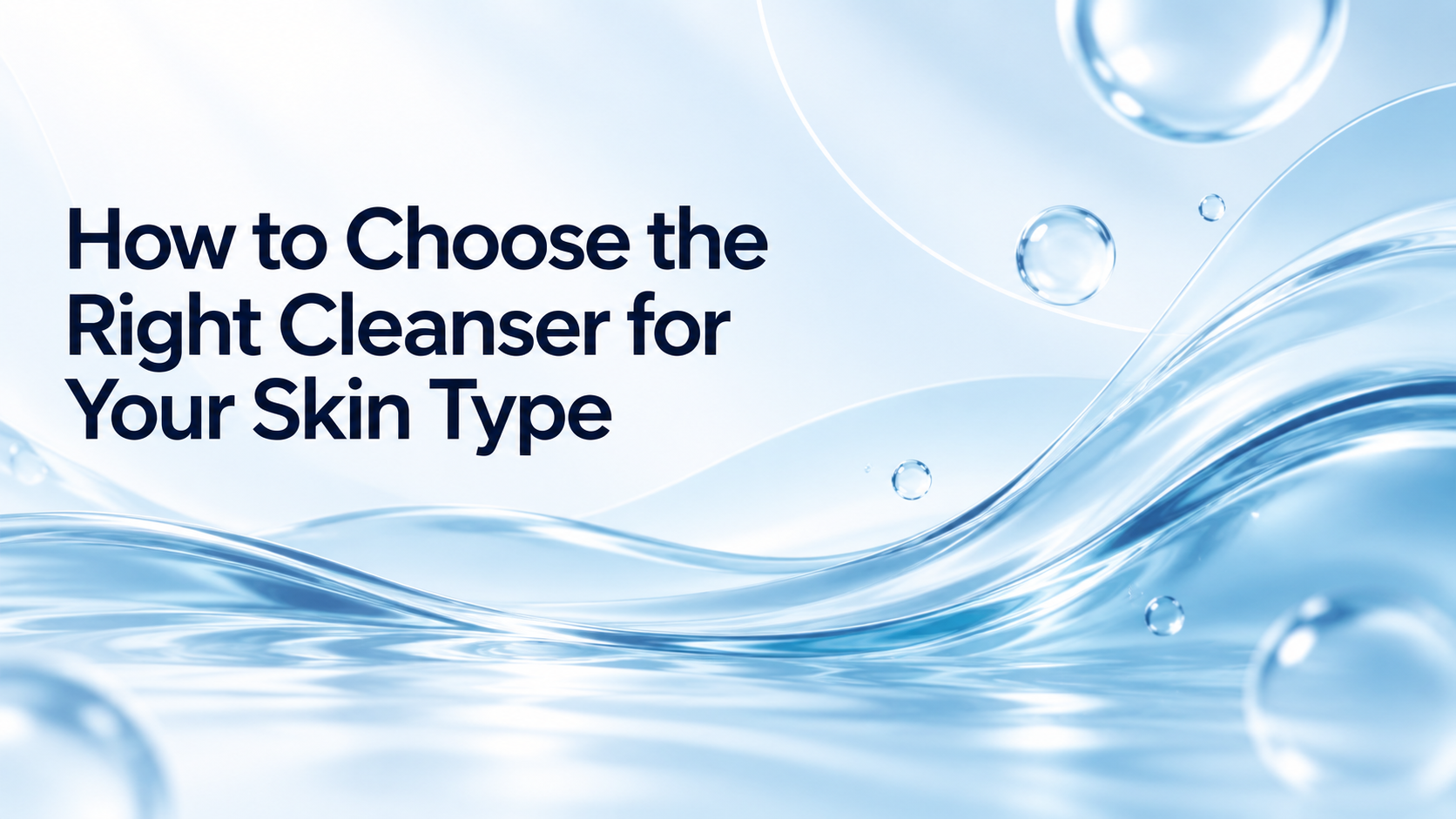 How to Choose the Right Cleanser for Your Skin Type